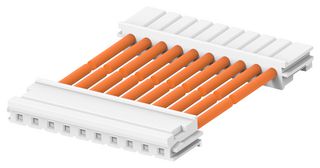 TE CONNECTIVITY 2405419-5 Cable Assembly, CN1 Connector to CN2 Connector, 10 Ways, 2.5 mm, 1 Row, 300 mm, 11.8 "