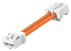 TE CONNECTIVITY 2405418-2 Cable Assembly, CN1 Connector to CN2 Connector, 2 Ways, 2 mm, 1 Row, 300 mm, 11.8 "