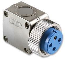 JAEGER 530763006 Circular Connector, Standard Circular Connector, Standard Series, Cable Mount Plug, 4 Contacts