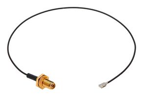 MOLEX 73230-6200 RF / Coaxial Cable Assembly, 12.1 ", 307 mm, 1.32mm, IPEX MHF1 LK Plug, SMA Bulkhead Jack, 50 ohm