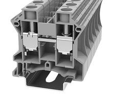 MULTICOMP PRO MP012879 DIN Rail Mount Terminal Block, 2 Ways, 14 AWG, 3 AWG, 25 mm², Screw, 76 A