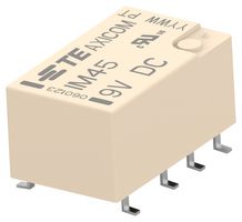 AXICOM - TE CONNECTIVITY IM45SR Signal Relay, 9 VDC, DPDT, 2 A, IM Series, SMD, Latching Single Coil