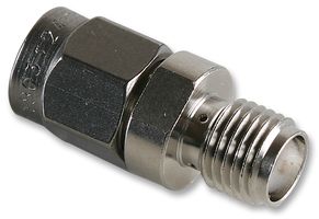 RADIALL R411803124 RF Fixed Attenuator, SMA Plug to SMA Jack, 3 dB, DC to 6GHz, 1 W, 50 ohm, Brass