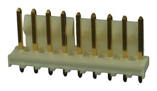 MOLEX 26-61-4080 Pin Header, Wire-to-Board, 3.96 mm, 1 Rows, 8 Contacts, Through Hole Straight