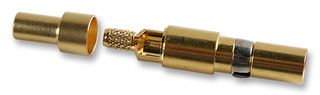 HARTING 09 14 000 6121 RF / Coaxial Connector, Coax Modular Plug, Crimp, 75 ohm, RG174, RG188, RG316, Copper Alloy
