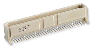MOLEX 714362164. Mezzanine Connector, 10 mm Height, Plug, 1 mm, 2 Rows, 64 Contacts, Surface Mount, Phosphor Bronze