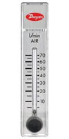 DWYER RMA-24-SSV Air Flowmeter, SS Valve, 5 to 70 l/min, 100 psi, 4 % Accuracy, 1/8" FNPT, RATE-MASTER RMA Series