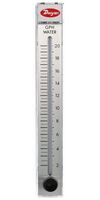 DWYER RMC-134-SSV Liquid Flowmeter, SS Valve, 2 to 20 GPH, 100 psi, 2 % Accuracy, 1/2" FNPT, RATE-MASTER RMC Series