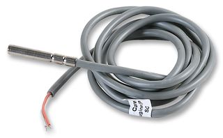 CAREL PTC0150000 Thermistor, PTC, Probe, IP65, 0°C to 150°C, 6mm Dia x 40mm Length, Stripped end