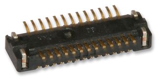 MOLEX 55909-2674 Mezzanine Connector, Plug, 0.4 mm, 2 Rows, 26 Contacts, Surface Mount, Brass