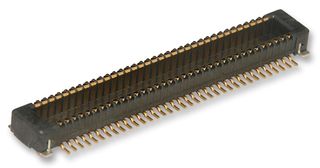 MOLEX 556500788 Mezzanine Connector, Plug, 0.5 mm, 2 Rows, 70 Contacts, Surface Mount, Brass