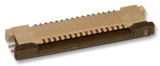 MOLEX 54550-1671 FFC / FPC Board Connector, ZIF, 0.5 mm, 16 Contacts, Easy-On 54550 Series, Solder, Top, 1 Row