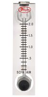 DWYER VFA-24-SSV Air Flowmeter, 1l/min to 10l/min, 5%, 3.175mm, 6.9bar, VF Series Flow Meter
