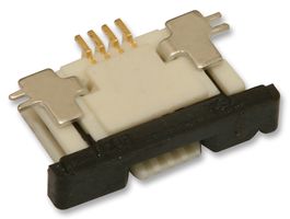 MOLEX 52745-0497 FFC / FPC Board Connector, ZIF, 0.5 mm, 4 Contacts, Easy-On 52745 Series, Solder, Top, 1 Row