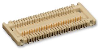 MOLEX 500024-5071 Mezzanine Connector, Receptacle, 0.4 mm, 2 Rows, 50 Contacts, Surface Mount, Copper Alloy