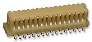 MOLEX 52465-3271 Mezzanine Connector, Receptacle, 0.8 mm, 2 Rows, 32 Contacts, Surface Mount, Phosphor Bronze