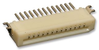 MOLEX 52852-1370 FFC / FPC Board Connector, Non-ZIF, 1 mm, 13 Contacts, Easy-On 52852 Series, Solder, Bottom, 1 Row