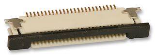 MOLEX 52435-2571 FFC / FPC Board Connector, ZIF, 0.5 mm, 25 Contacts, Easy-On 52435 Series, Solder, Top, 1 Row