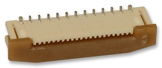 MOLEX 52559-2152.. FFC / FPC Board Connector, ZIF, 0.5 mm, 21 Contacts, Easy-On 52559 Series, Solder, 1 Row