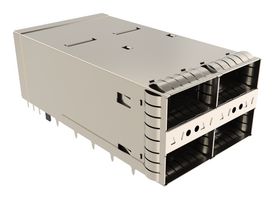 AMPHENOL COMMUNICATIONS SOLUTIONS U95R175407LLH1B I/O Connector, QSFP+, 76 Position, without Light Pipe, Press-Fit