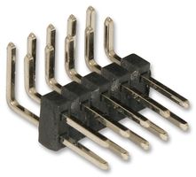 MOLEX 71764-0010.. Pin Header, Board-to-Board, 2.54 mm, 2 Rows, 10 Contacts, Through Hole Right Angle, C-Grid 71764