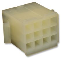 MOLEX 39-03-6120 Connector Housing, UL 94V-2, Standard .093" 3191 Series, Plug, 12 Ways, 6.7 mm