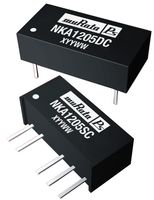 MURATA POWER SOLUTIONS NKA0515SC Isolated Through Hole DC/DC Converter, Miniature, ITE, SIP, 1:1, 1 W, 2 Output, 15 V