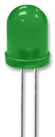 KINGBRIGHT L-813GD LED, Green, Through Hole, T-3 (10mm), 20 mA, 2.2 V, 568 nm