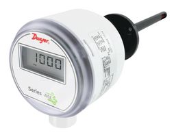 DWYER AVUL-3DA1-LCD Air Velocity Transmitter, LCD Display, 19.2 to 28.8 VDC, 3% Accuracy, AVUL Series