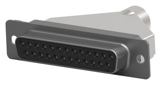 TE CONNECTIVITY 1658649-1 D Sub Connector Housing, 25 Ways, D Sub, DB, AMPLIMITE HDP-20 Series, Receptacle, Steel Body