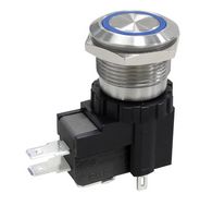 MULTICOMP PRO MPW19-A0F1E724-A1ZB Vandal Resistant Switch, 24 V LED, MP Vandal Resistant Switches Latching, 19 mm, SPDT, Latching