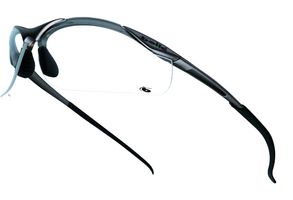 BOLLE SAFETY CONTPSI Safety Glasses, Anti-Fog/Scratch, Clear Lens