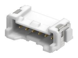 MOLEX 505578-0660 Pin Header, Wire-to-Board, 2 mm, 1 Rows, 6 Contacts, Surface Mount Right Angle