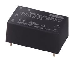 COSEL TUHS3F24 AC/DC PCB Mount Power Supply (PSU), ITE, 1 Output, 3.12 W, 24 V, 130 mA