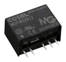 COSEL MGFW32415 Isolated Through Hole DC/DC Converter, ITE, SIP, 4:1, 3 W, 2 Output, 15 V