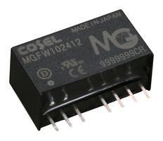 COSEL MGFW102415 Isolated Through Hole DC/DC Converter, ITE, SIP, 4:1, 10.2 W, 2 Output, 15 V