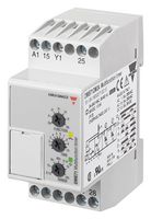 CARLO GAVAZZI DMB71DM24. Analogue Timer, DMB71 Series, Multifunction, 0.1 s, 100 h, 7 Ranges, 2 Changeover Relays