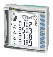 CARLO GAVAZZI WM30AV53H Panel Meter, 10 Digit, 6mm, AC Current / AC Voltage, 90 to 260 V, -25 to 55 °C