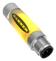 BANNER ENGINEERING S15LYGPQ Status Indicator, Green/Yellow, Steady, 30 VDC, -40 to 50 °C, 57.66mm x 14.99mm, S15L Series