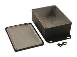 HAMMOND 1590WSFBK Metal Enclosure, Water Tight, Small, Diecast Aluminium, 45.49 mm, 81.5 mm, 139.1 mm, IP65