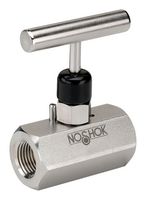 NOSHOK 502-FFS Needle Valve, 1/4" NPT, Female/Female Thread, 6000 psi, 500 Series