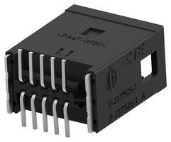 TE CONNECTIVITY 2317525-1 Automotive Connector, Wire-to-Board, Nano MQS Series, Straight Header, 10 Contacts, PCB Pin