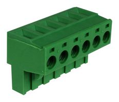 MULTICOMP PRO MCPTB9208/6 Pluggable Terminal Block, 5.08 mm, 6 Ways, 2.5 mm², Screw