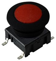 MEC 5ESH935+1SS09-12.0+AQW0908 Tactile Switch, Black, 5E Series, Top Actuated, Surface Mount, Round Button, 3.5 N, 50mA at 24VDC