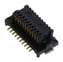 AMPHENOL COMMUNICATIONS SOLUTIONS 10132798-022100LF Mezzanine Connector, Receptacle, 0.5 mm, 2 Rows, 20 Contacts, Surface Mount, Copper Alloy