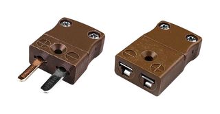 LABFACILITY IM-T-M/LCF (PACK OF 5 PAIRS) Thermocouple Connector, Miniature, Brown, Plug/Socket, T, IEC, Pack of 5 Pairs