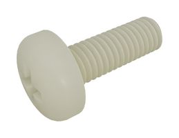 TR FASTENINGS RP0000380650 Screw, Nylon 6.6, Pan Head Phillips, 4mm, M3 x 0.5