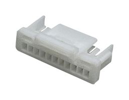 MULTICOMP PRO MP013844 Connector Housing, Natural, Nylon 6.6, MP 1MM Lock Wire-to-Board, Receptacle, 11 Ways, 1 mm