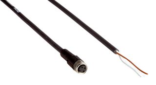 SICK T4000-DNA25C Sensor Cable, M8 Receptacle, Free End, 3 Positions, 25 m, 82 ft
