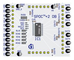 INFINEON SPOC2DBBTS712204ESPTOBO1 Daughter Board, SPOC+2 Motherboards, Power Controller